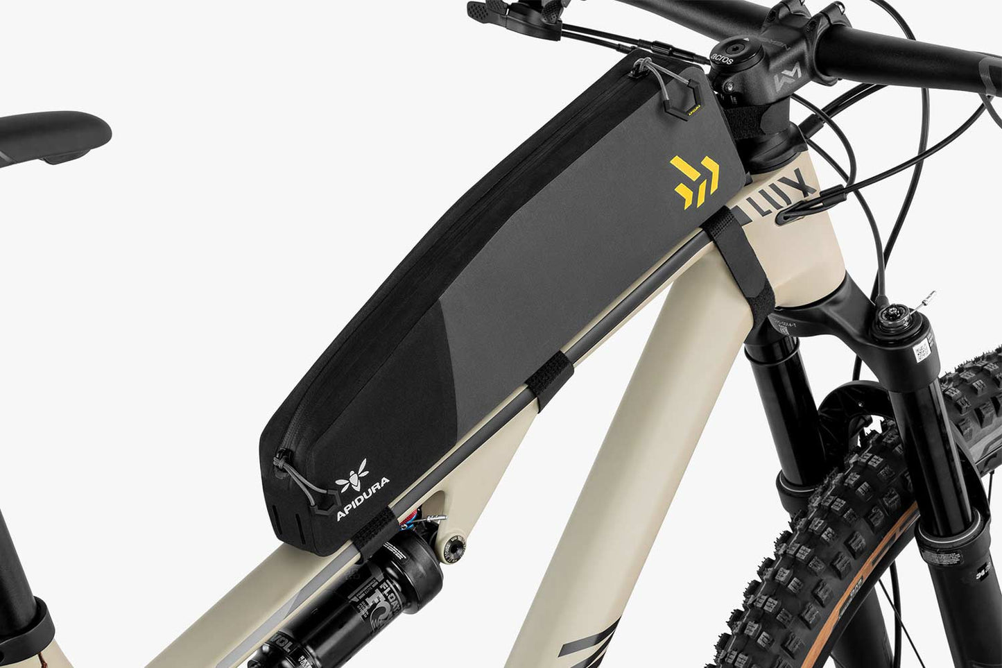 Runkolaukku APIDURA BACKCOUNTRY LONG TOP TUBE PACK 1.8 L Musta Harmaa