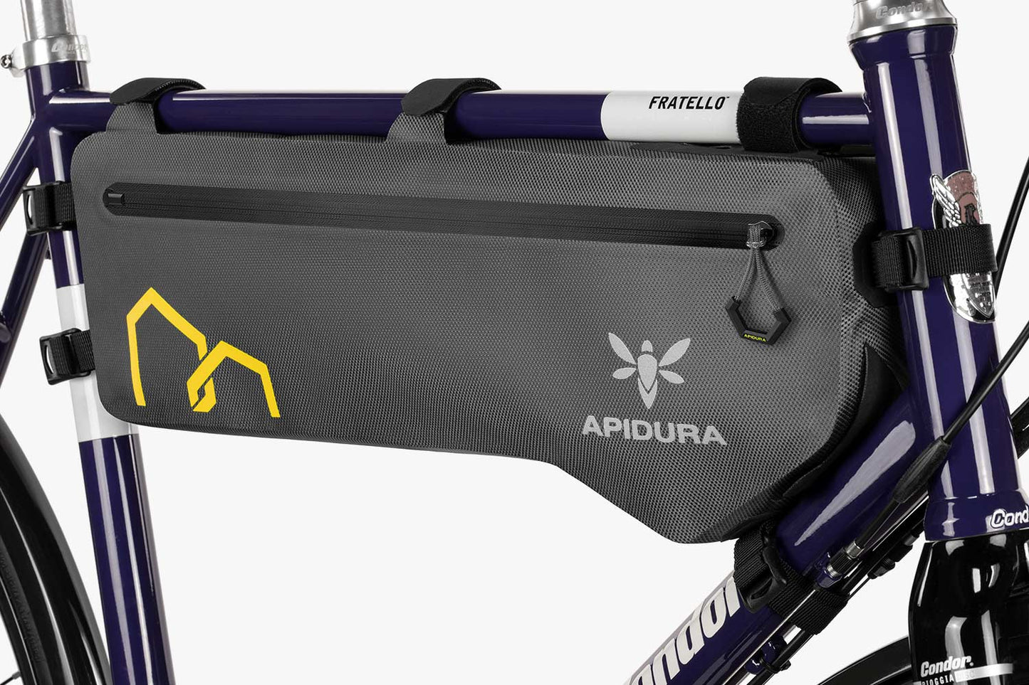 Runkolaukku APIDURA EXPEDITION TALL FRAME PACK 6.5 L Musta