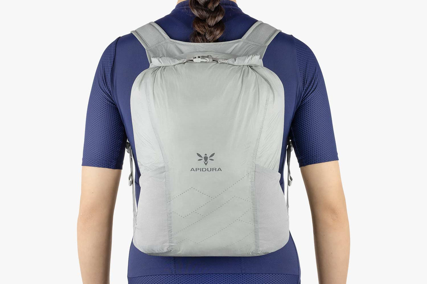 Erittäin kokoonpuristuva reppu APIDURA PACKABLE BACKPACK 13 L Harmaa