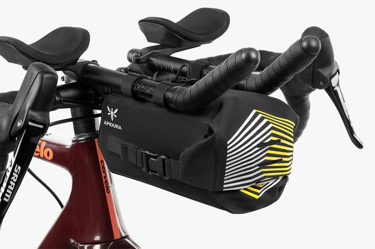 APIDURA RACING AEROBAR PACK 2.5 L ohjaustankolaukku musta