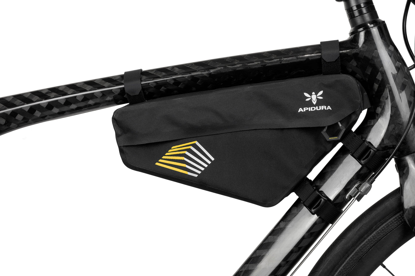 Runkolaukku APIDURA RACING FRAME PACK 2.4 L Musta