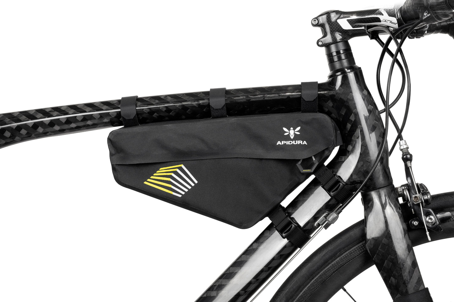 Runkolaukku APIDURA RACING FRAME PACK 2.4 L Musta