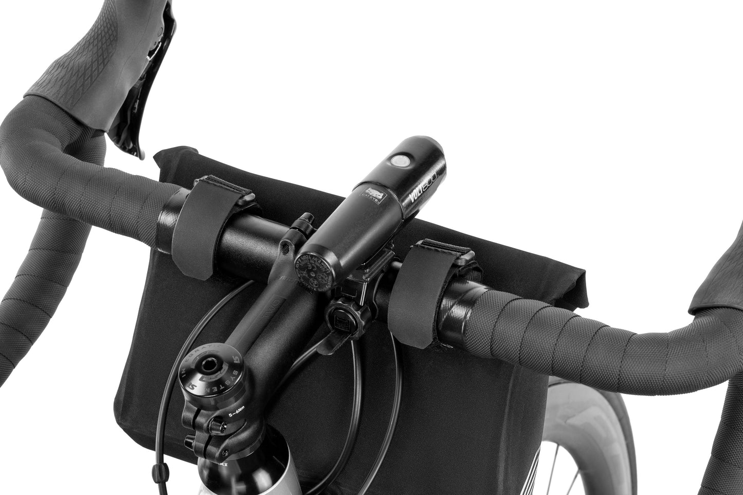 Ohjaustankolaukku APIDURA RACING HANDLEBAR PACK 2 L Musta