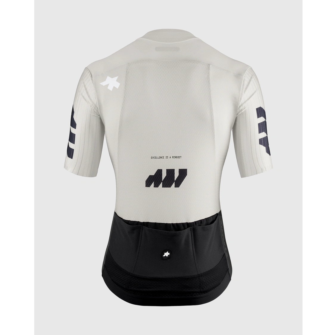 ASSOS EQUIPE RS S11 Something to say Lyhythihainen trikoo Valkoinen