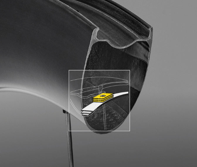 Pyöräpari MAVIC COSMIC SLR 45 Tubeless Ready (Center Lock) Hopea