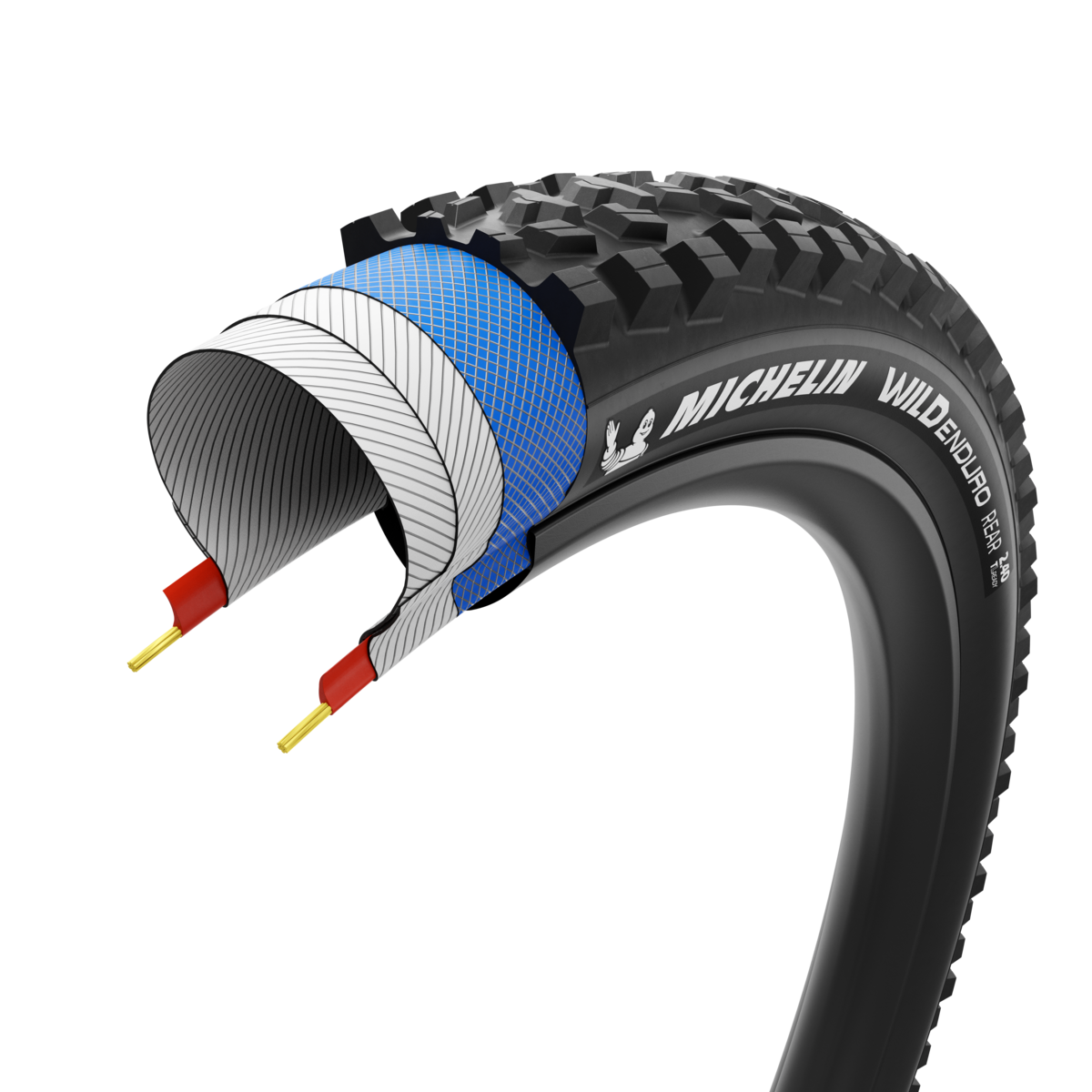 MICHELIN WILD ENDURO REAR 29x2.40 Tubeless Ready Soft Black -rengas, pehmeä musta