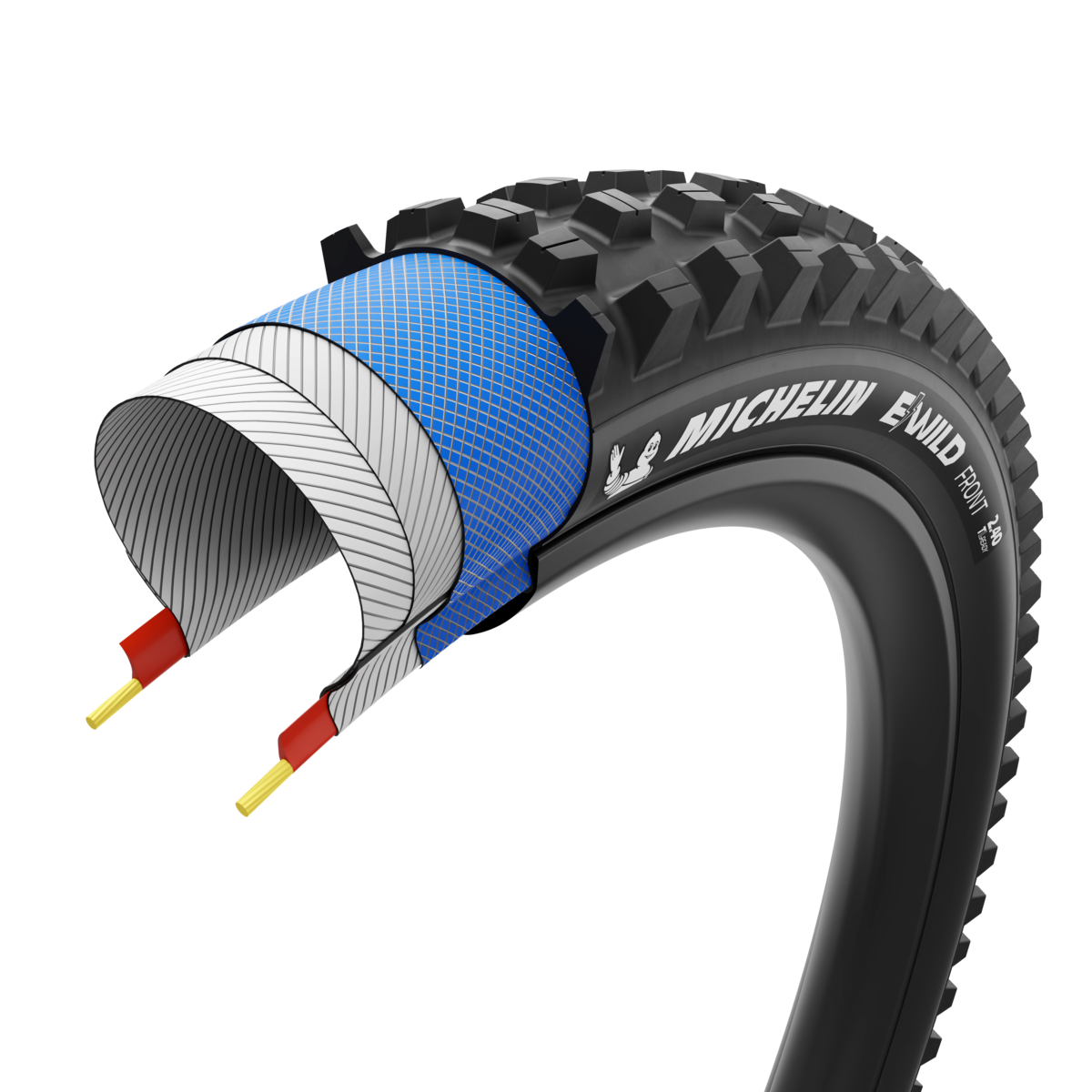 MICHELIN E-WILD FRONT 29x2.60 Tubeless Ready Soft Musta rengas