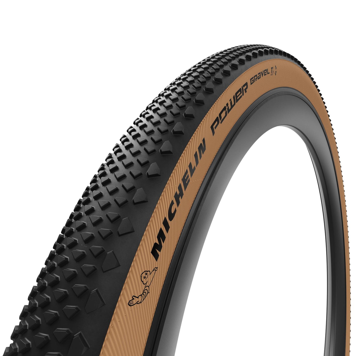 MICHELIN POWER GRAVEL Competition Line 700x57 Tubeless Ready Ruskea rengas MICHELIN POWER GRAVEL Competition Line 700x57 Tubeless Ready ruskea rengas