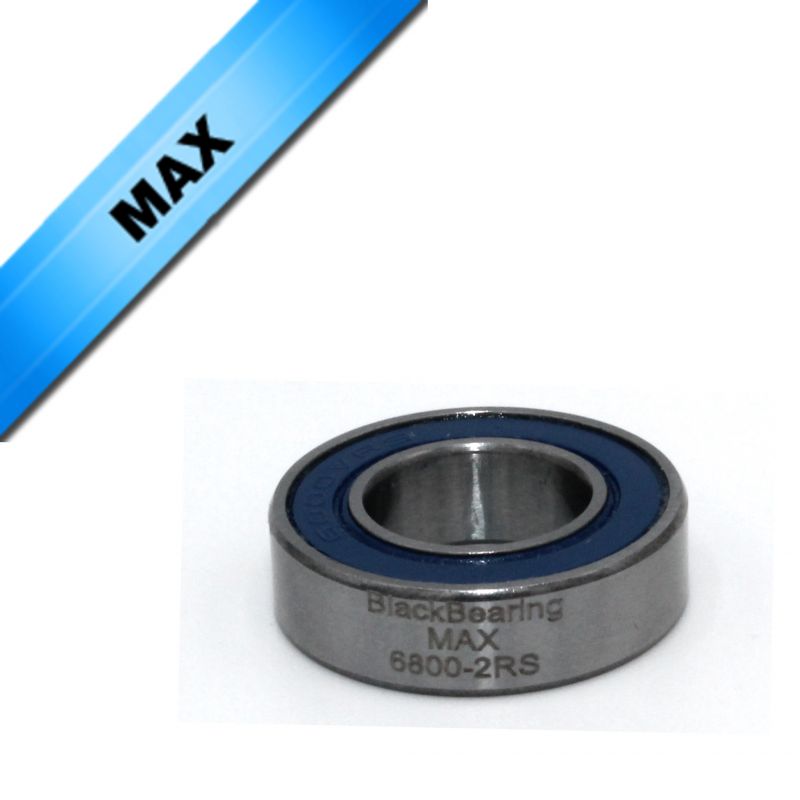 BLACK BEARING MAX 6800 E-2rs ohjauksen laakeri 10/11.5x19x5 mm