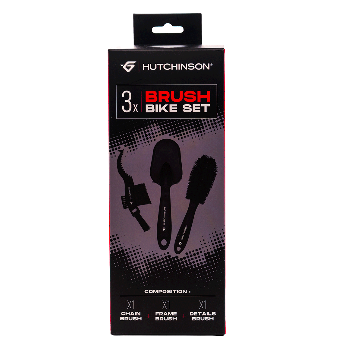 Harjasetti HUTCHINSON BRUSH BIKE SET 3 harjaa