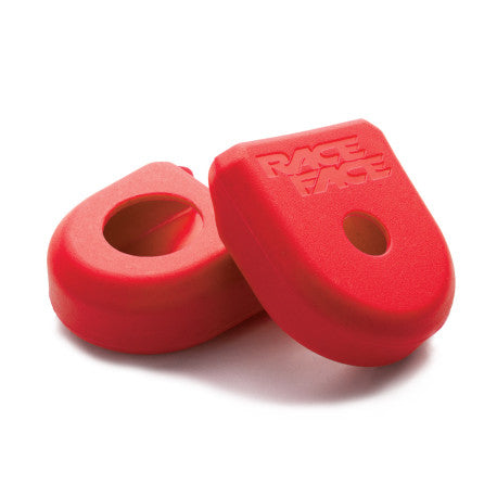 Protections pour Manivelles RACE FACE BOOT PEDAL CARBONE Rouge