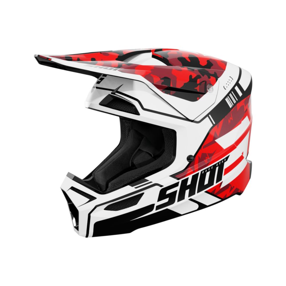 Casque BMX SHOT FURIOUS Flash Red Glossy