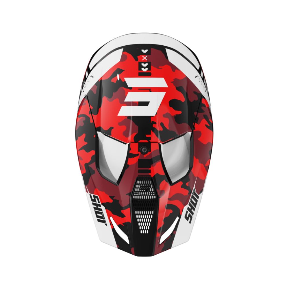 Casque BMX SHOT FURIOUS Flash Red Glossy