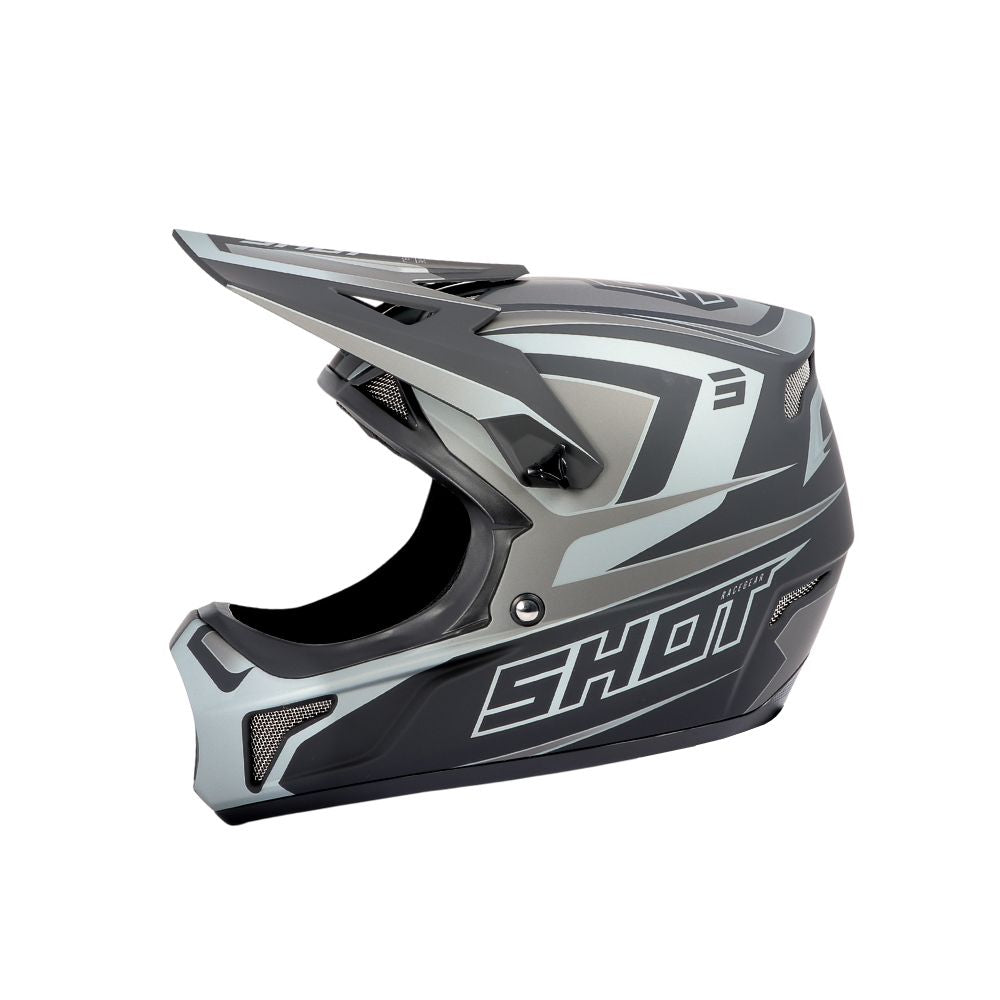 BMX-kypärä SHOT ROGUE Junior Level Black Matt