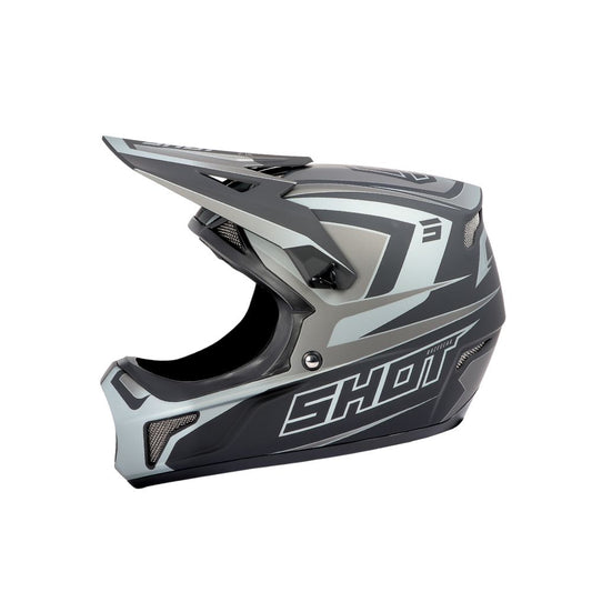 BMX-kypärä SHOT ROGUE Junior Level Black Matt