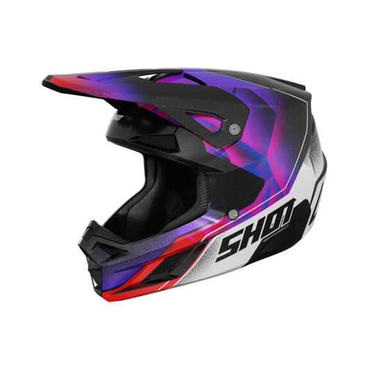 BMX-kypärä SHOT SPEED Junior Olymp Purple Pearly