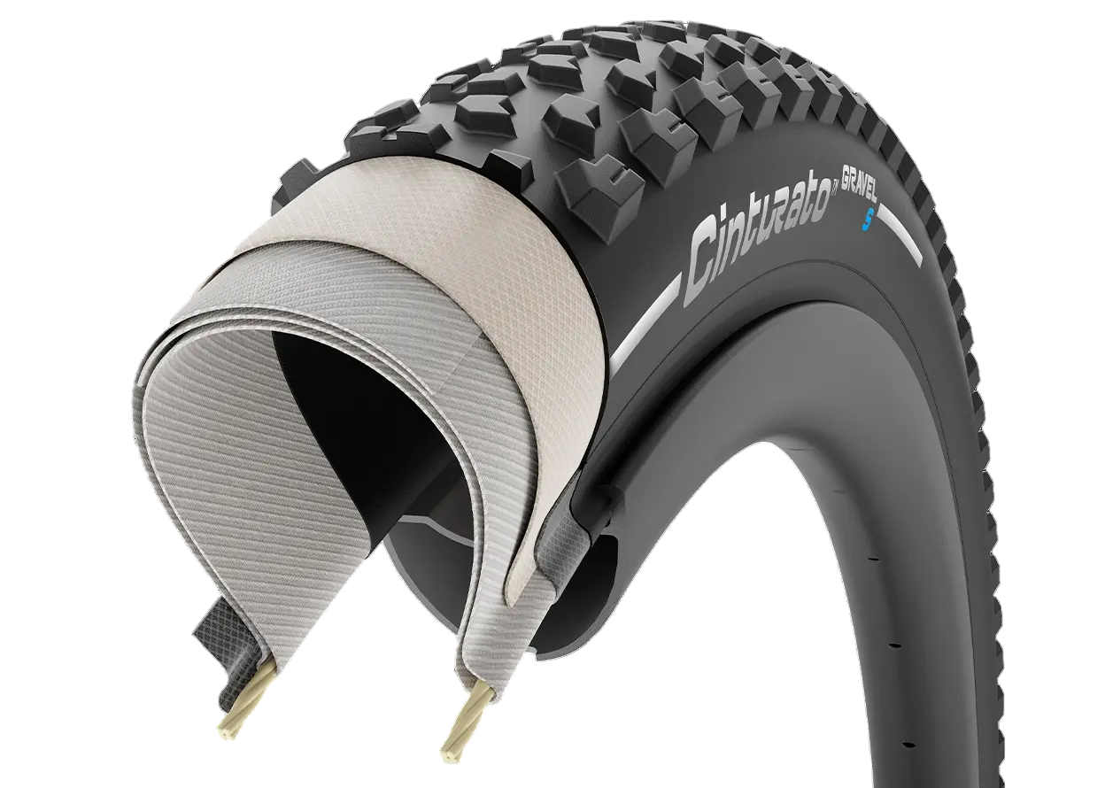 PIRELLI CINTURATO GRAVEL S 700x40c Tubeless Ready Musta rengas