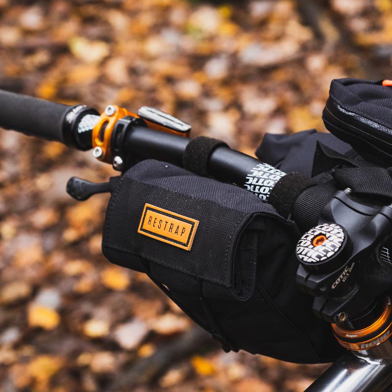 RESTRAP TECH BAG 1,2 l -ohjaustangon laukku, musta