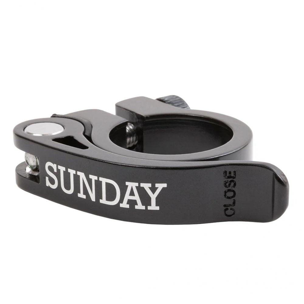 SUNDAY QR Satulatolpan kiinnike Musta