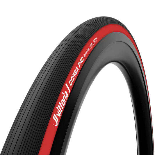 VITTORIA CORSA PRO 700c Tubeless Ready -rengas punainen