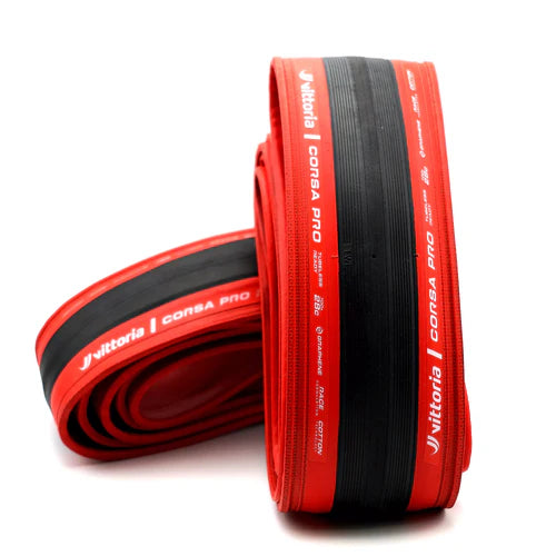 VITTORIA CORSA PRO Graphene G2.0 700c Tubeless Ready -rengas - Erikoisversio punainen