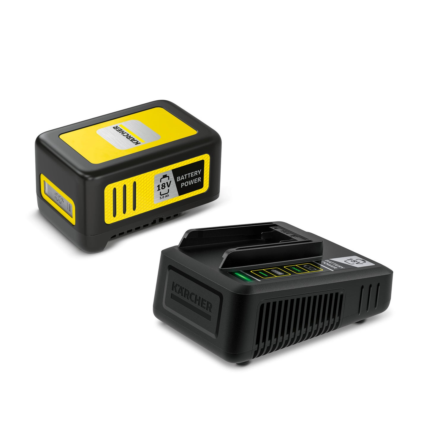 KÄRCHER Battery Power 18 V / 5 Ah -akkupaketti + pikalaturi
