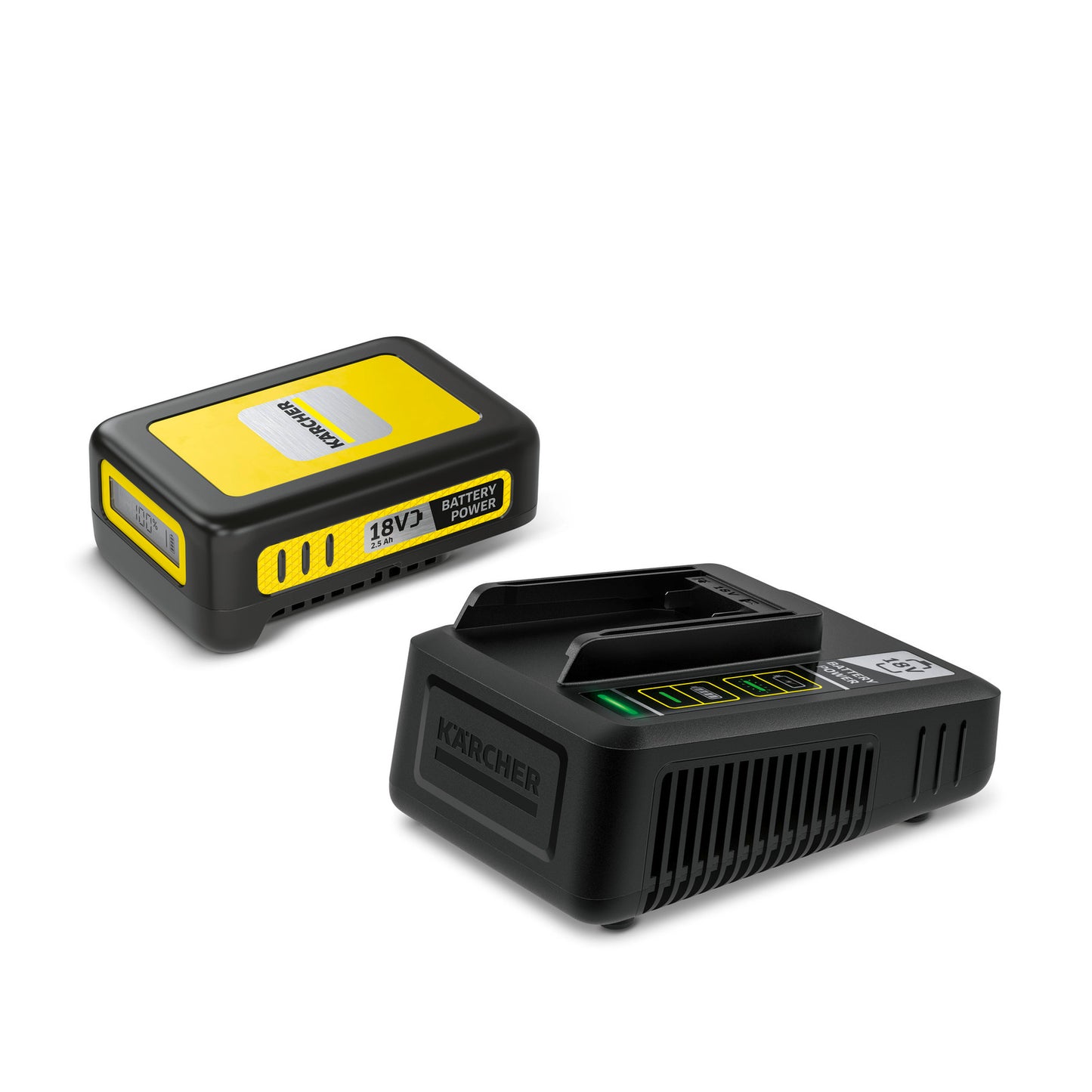 KÄRCHER Battery Power 18 V / 2,5 Ah -akkupaketti + pikalaturi