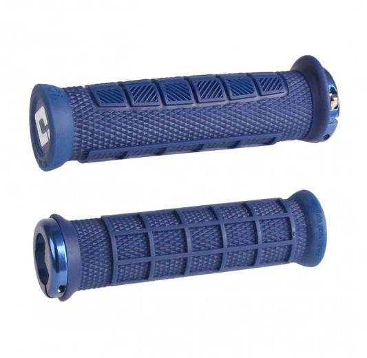 ODI ELITE PRO V2.1 Lock-on kahvat 130 mm Sininen