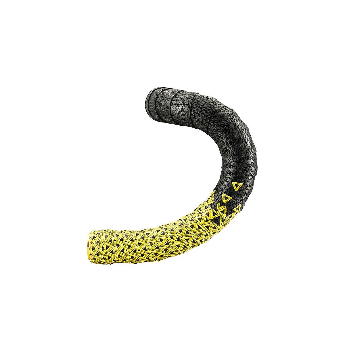 DEDA LOOP + END-PLUG -ohjaustangonauha, musta/keltainen