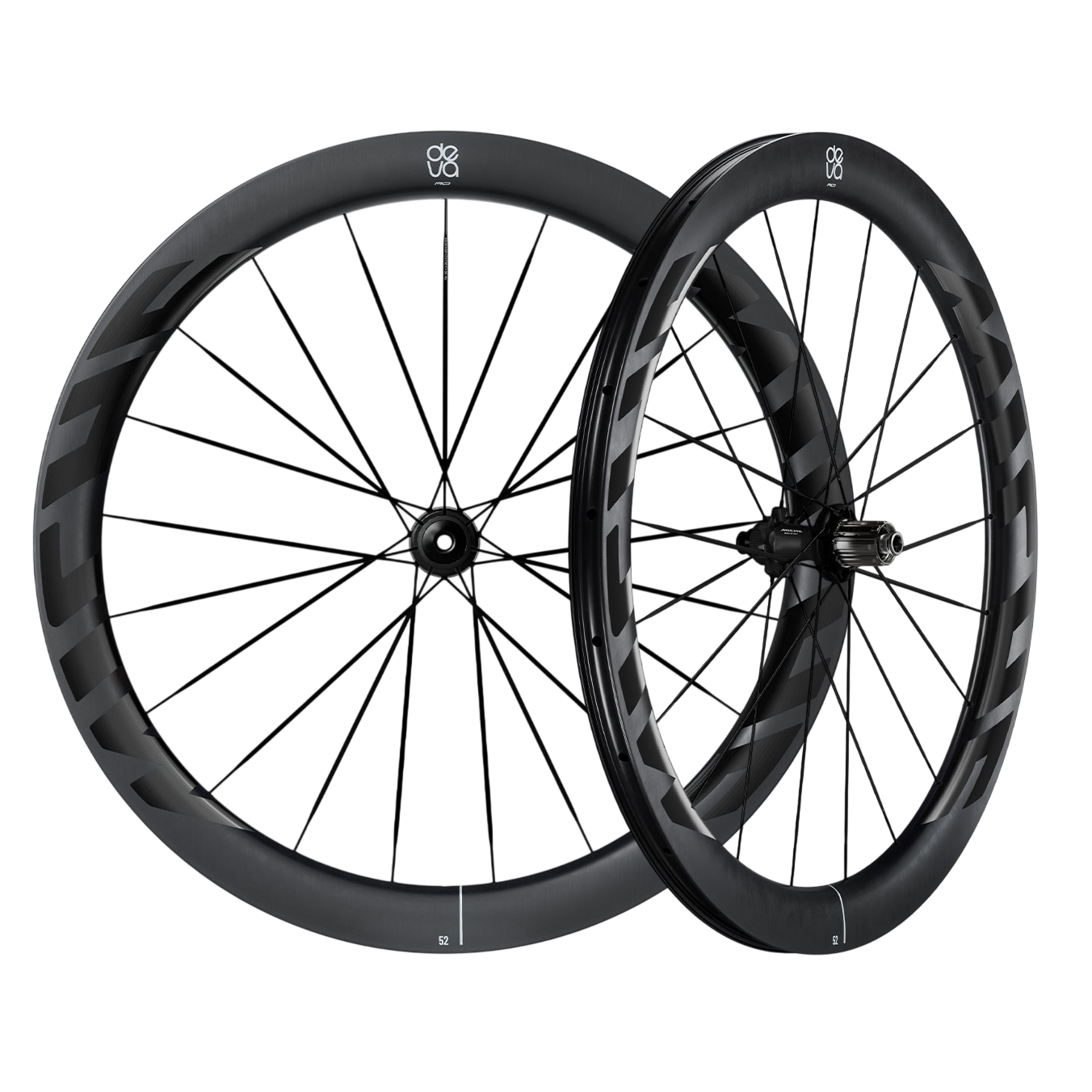 Pari MICHE DEVA RD 52 Tubeless Ready pyörää (keskuslukko) Musta