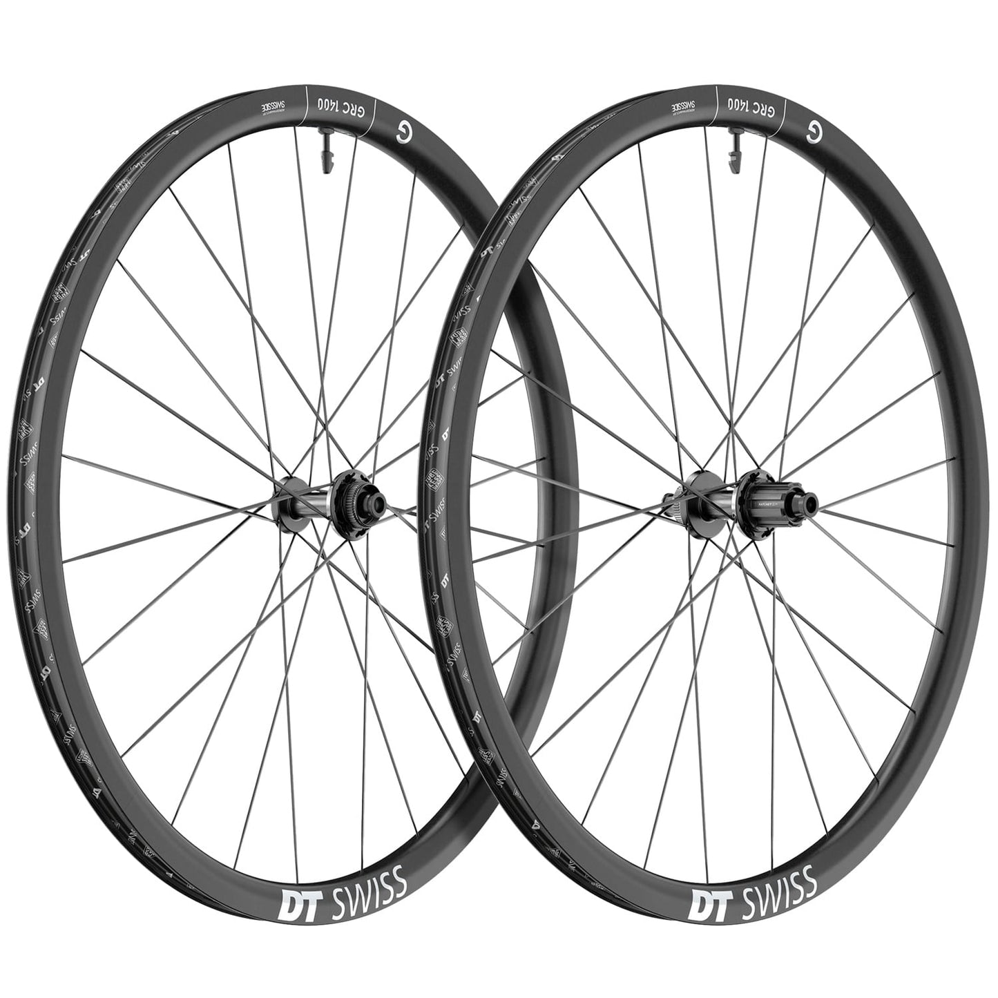 Pari DT SWISS GRC 1400 DICUT 30 DISC Tubeless Ready pyörät (Centerlock)