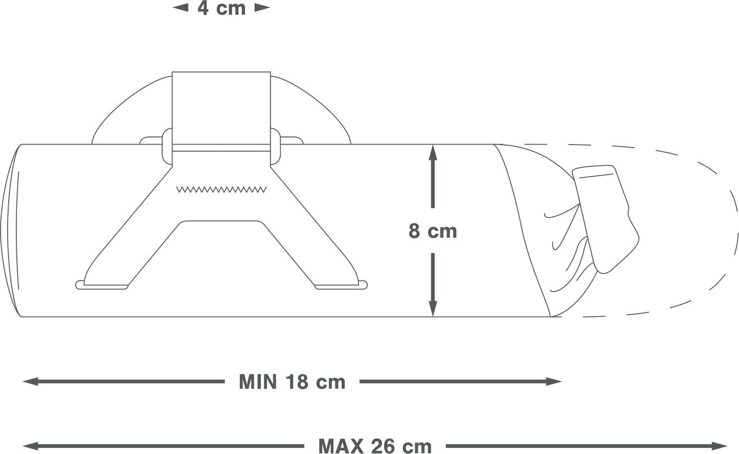 APIDURA EXPEDITION DOWNTUBE PACK 1.5 L runkolaukku