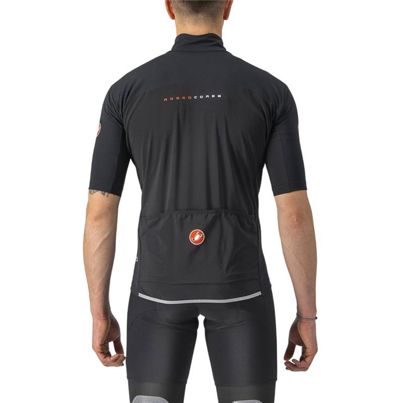 CASTELLI PERFETTO RoS 2 WIND lyhythihainen trikoo Musta