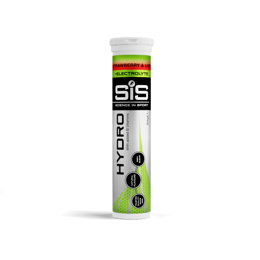 Energiajuoma SIS tabletit GO HYDRO (20 tabletin putki) Mansikka Sitruuna (Strawberry Lemon)