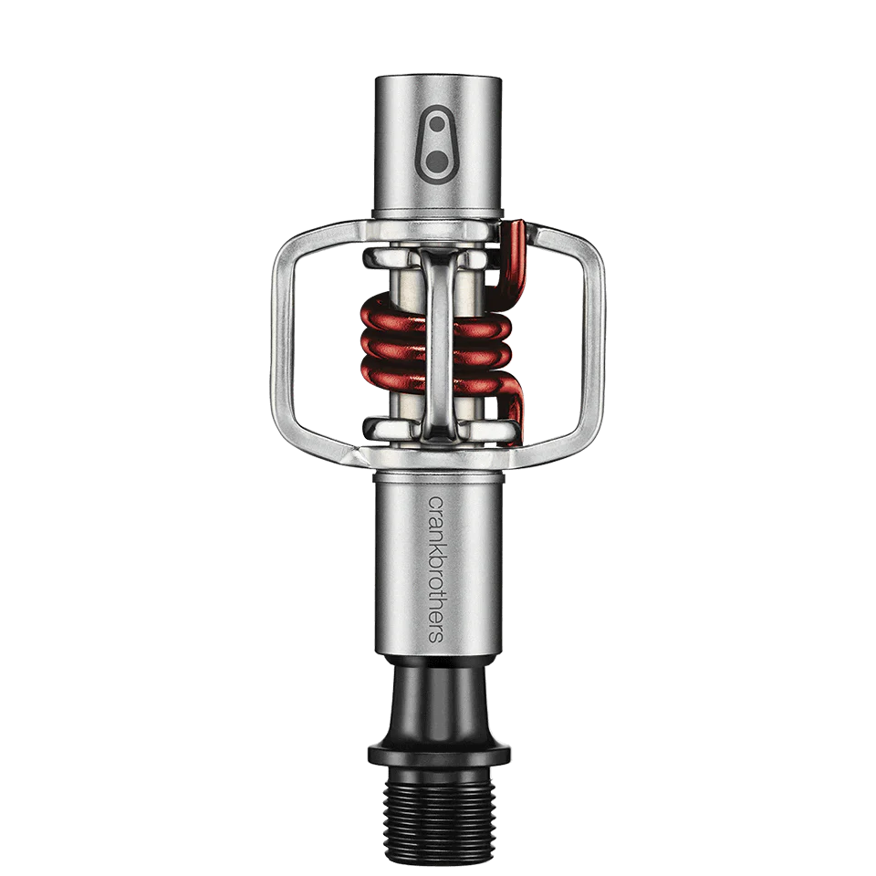 CRANKBROTHERS EGG BEATER 1 pedaalit Hopea/punainen