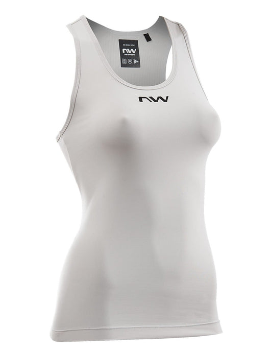 Naisten NORTHWAVE ESSENCE TANK hihaton Jersey harmaa
