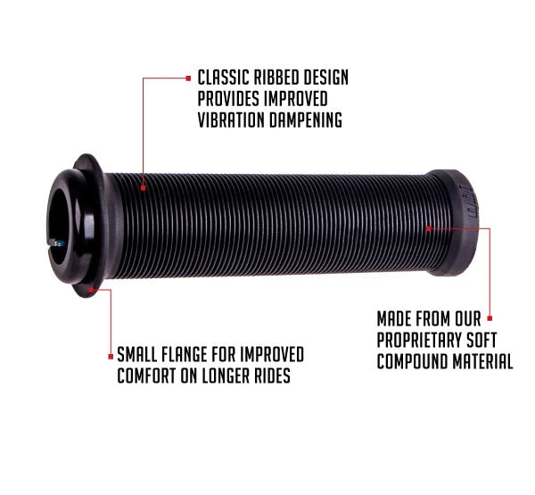 ODI LONGNECK V2.1 Lock-on kahvat 135 mm musta
