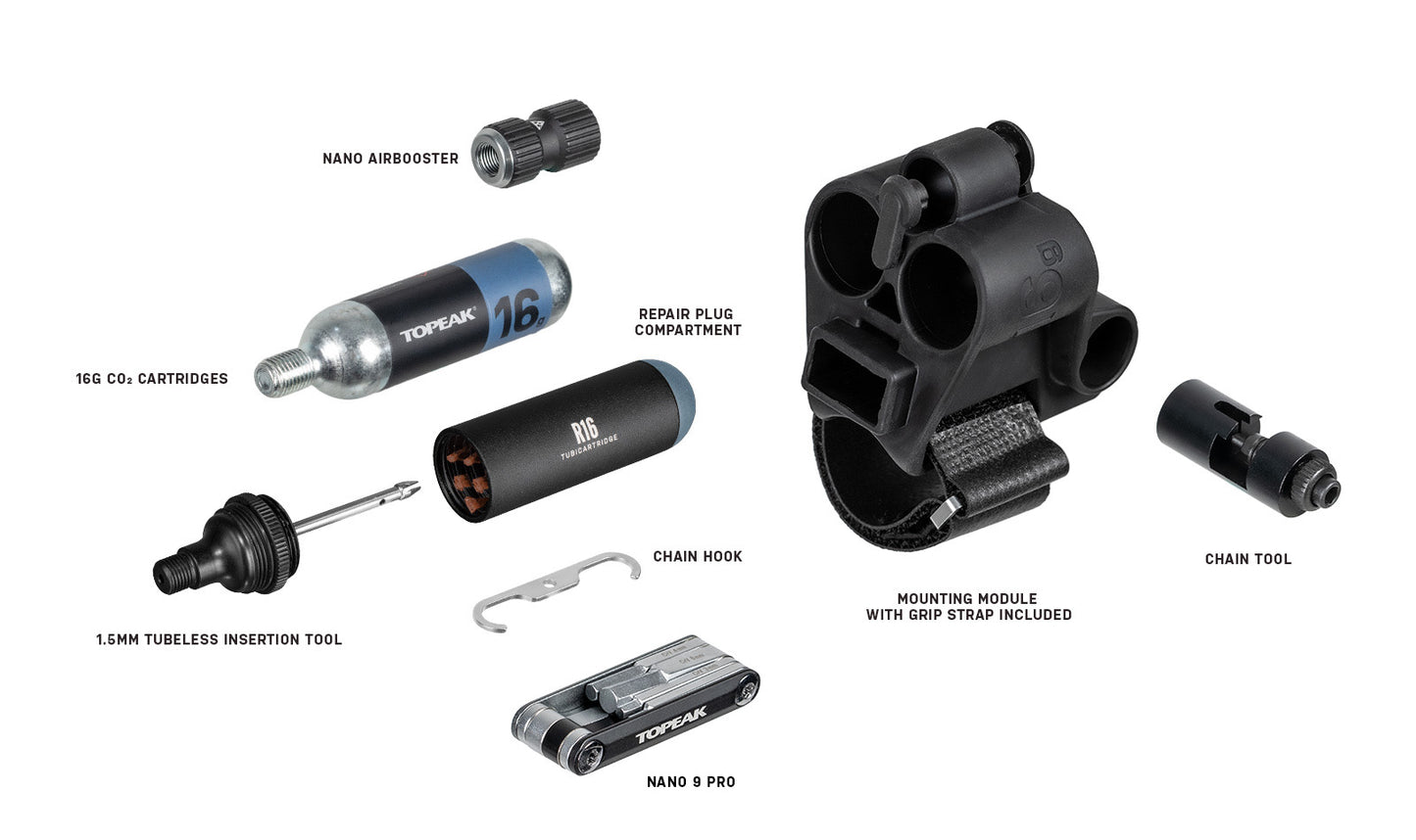 Co2 monitoimityökalut TOPEAK TUBIMASTER RXT Pro