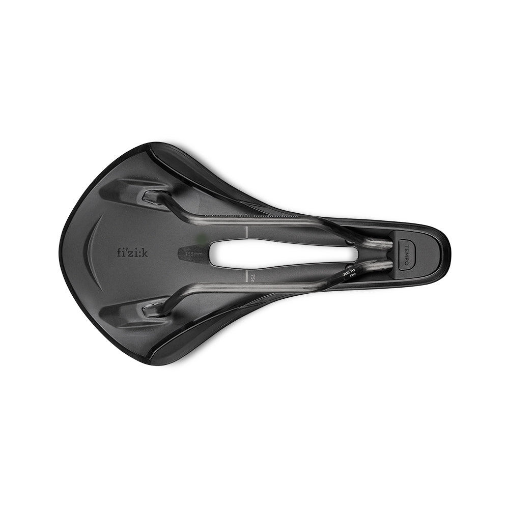 Satula FIZIK TEMPO ALIANTE R1 155mm Carbon Rails Musta