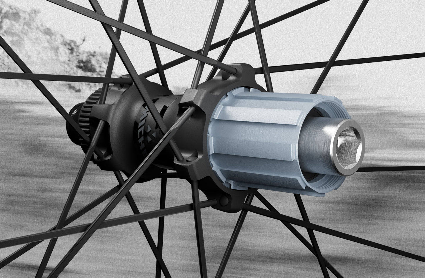 Pari MICHE GRAFF AERO 48 Tubeless Ready -pyörää (keskuslukko)