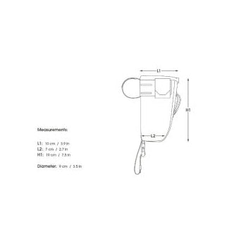 Ohjaustankolaukku APIDURA BACKCOUNTRY FOOD POUCH 1.2 L Musta/harmaa