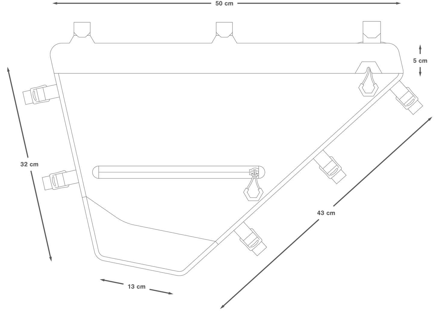 Runkolaukku APIDURA EXPEDITION FULL FRAME PACK M 12 L Musta