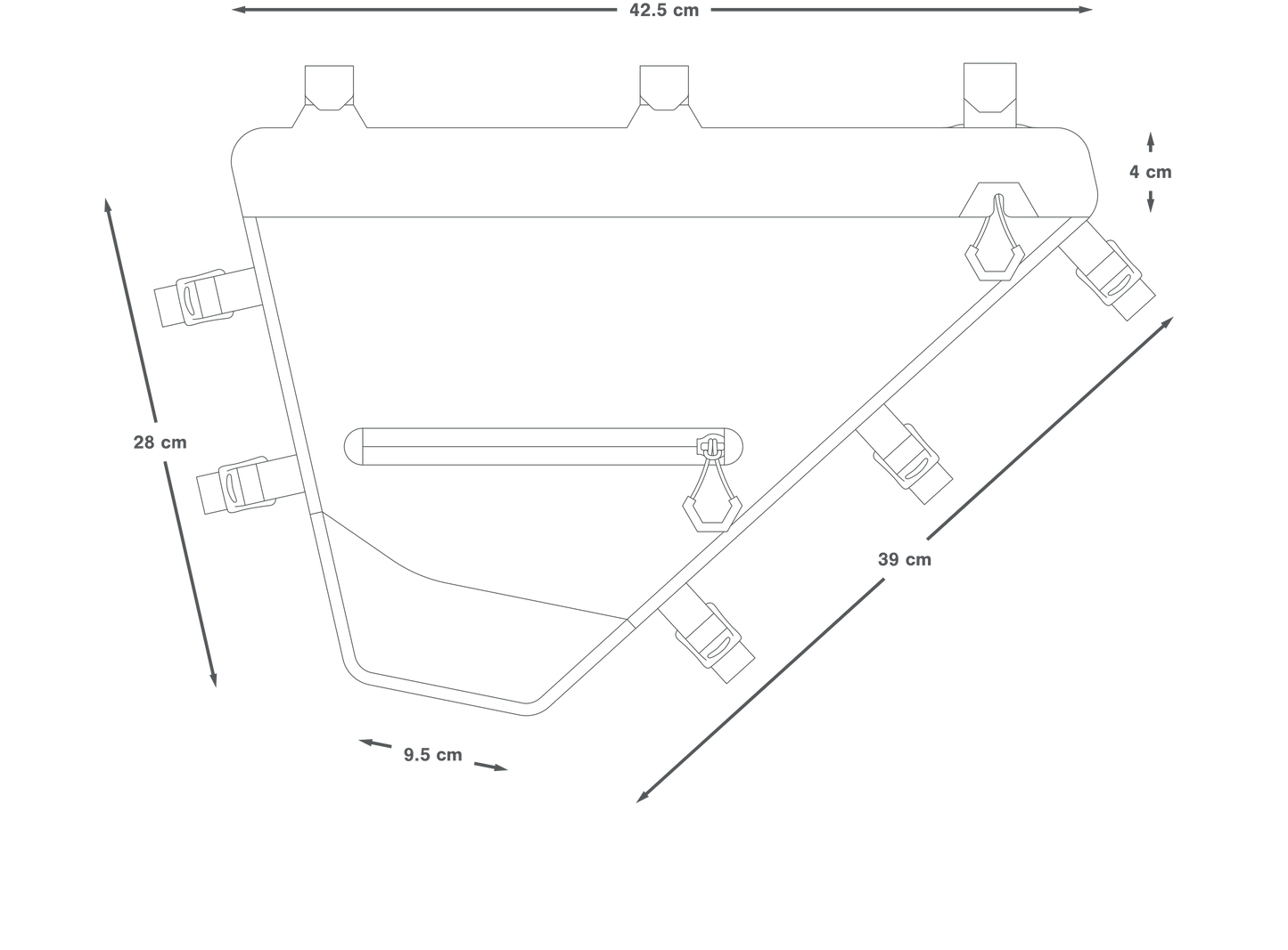 Runkolaukku APIDURA EXPEDITION FULL FRAME PACK 6 L Musta