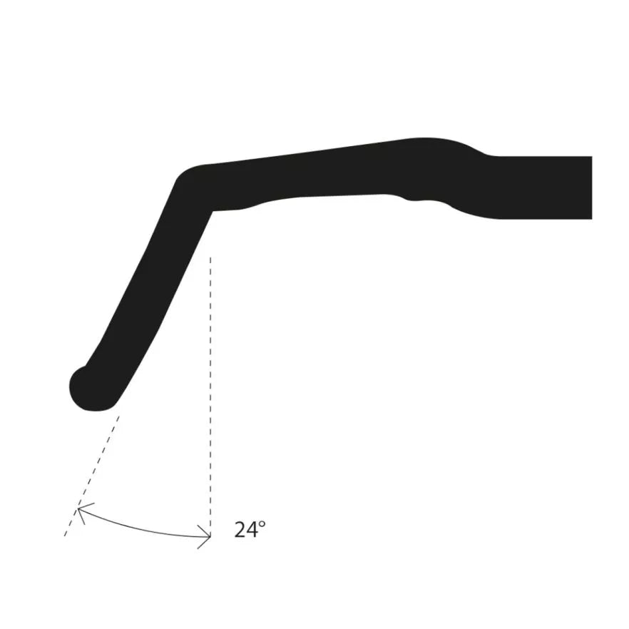 DEDA GERA ALU 24° POB Finish ohjaustanko