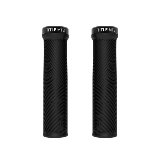 Grips Title MTB FORM Lock-On Musta - pari edestä kuvattuna