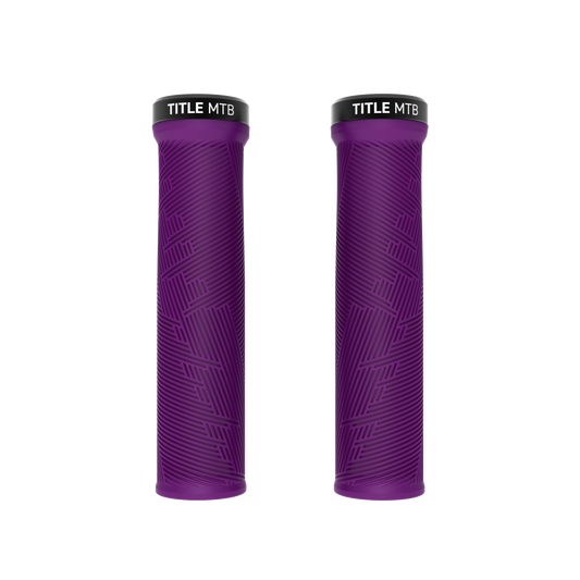 Grips Title MTB FORM Lock-On Violet - pari edestä