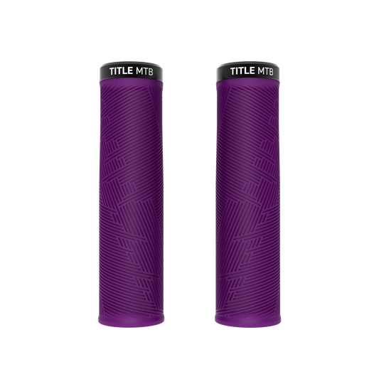 Grips Title MTB FORM Lock-On XL Violet - pari edestä kuvattuna