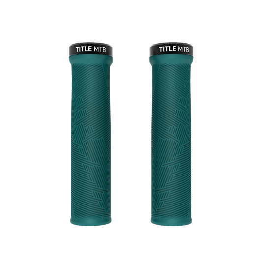 Grips Title MTB FORM Lock-On Turquoise - pari edestä kuvattuna