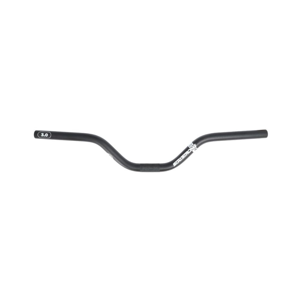 BMX-ohjaustanko STAYSTRONG Chevron Exp Alu Black Ø22.2mm