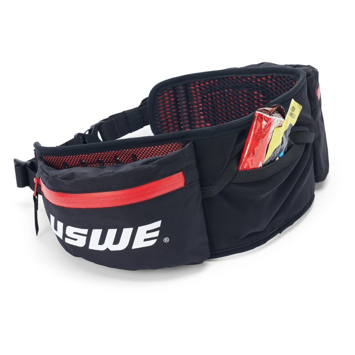 USWE HAJKER 18 L reppu musta/punainen